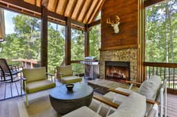 Francis Oaks by Mountain Oasis | Fenced Yard & Outdoor Fireplace - Image 3