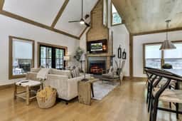 Francis Oaks by Mountain Oasis | Fenced Yard & Outdoor Fireplace - Image 4