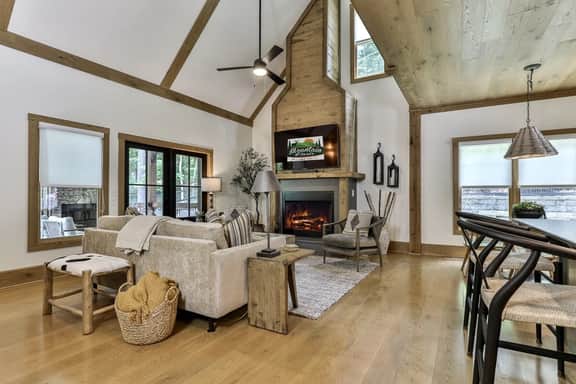 Francis Oaks by Mountain Oasis | Fenced Yard & Outdoor Fireplace - Image 4