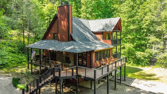 Rockin' River by Mountain Oasis | Trout Fishing Cabin Coosawatte - Image 4